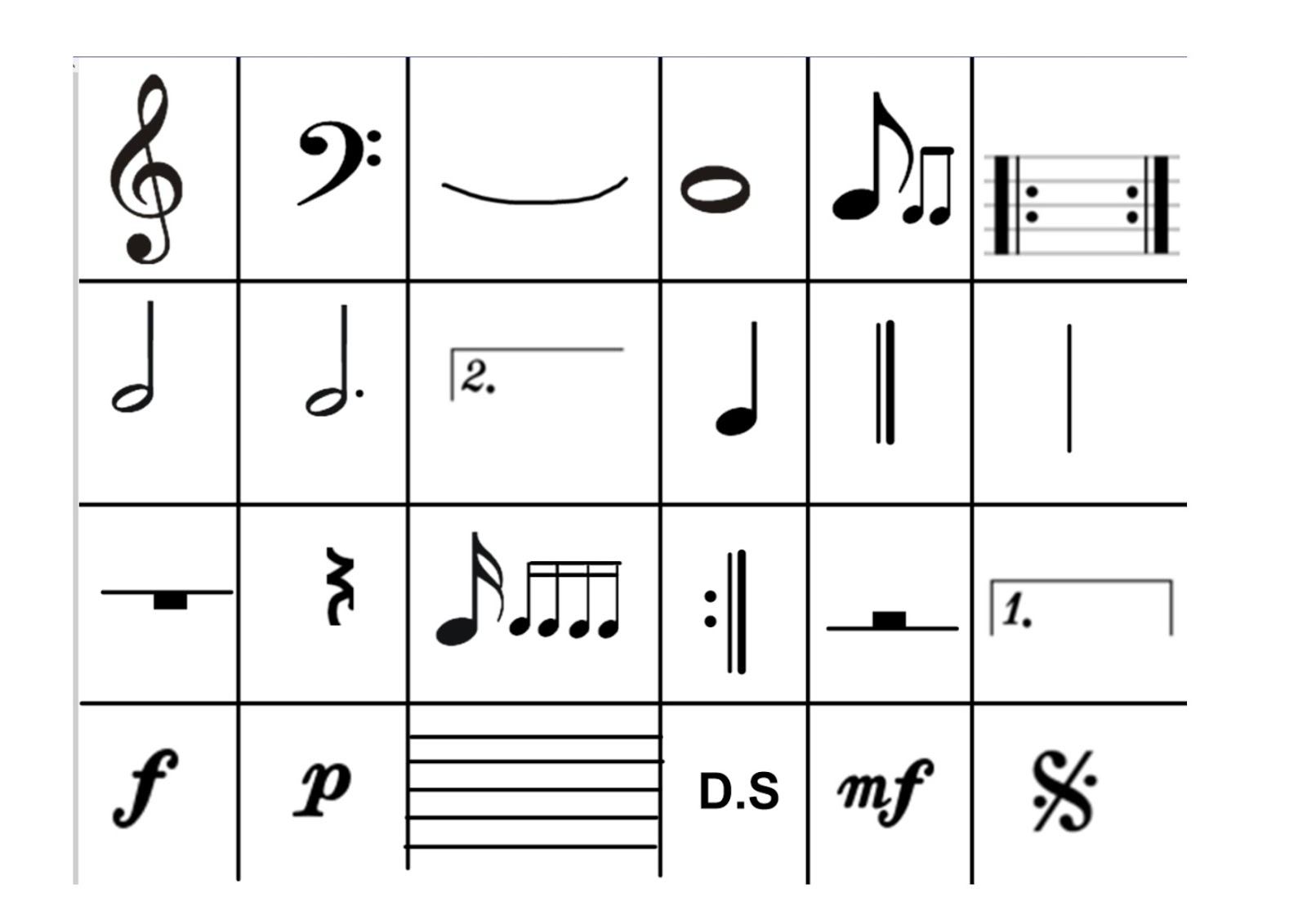 Music at Chadwell Year 3 recorders Learning your musical symbols game
