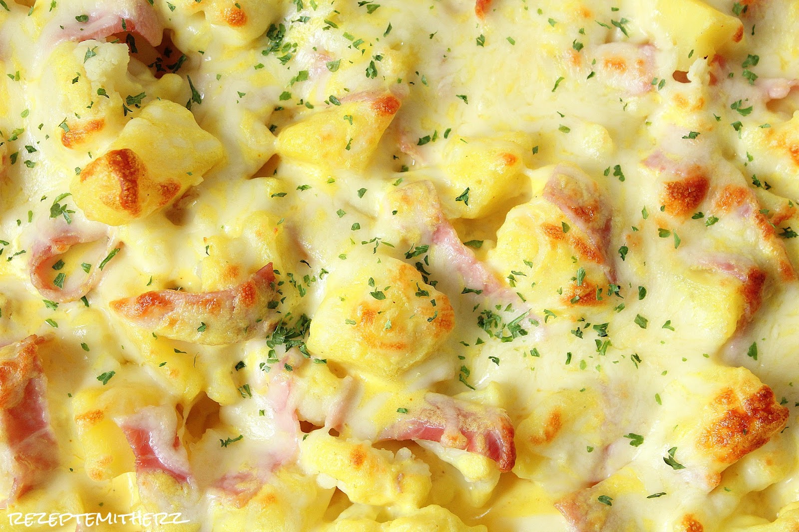 blumenkohl kartoffel auflauf,auflauf mit sauce hollandaise,blumenkohl ...