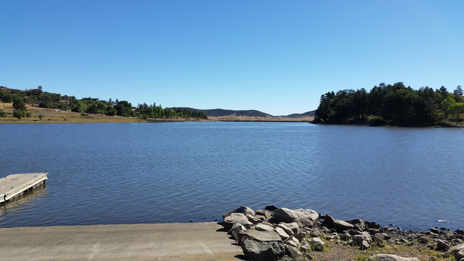 Wes' Travels to California Lakes Lake Cuyamaca San Diego County
