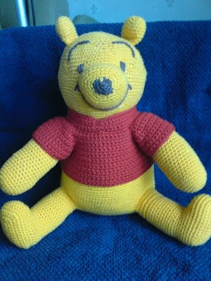Virka Nalle puh,crochet winnie the pooh