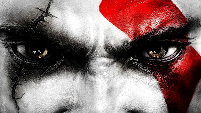 Gad of War Kratos Eyes HD Wallpaper