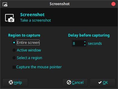 xfce4-screenshooter