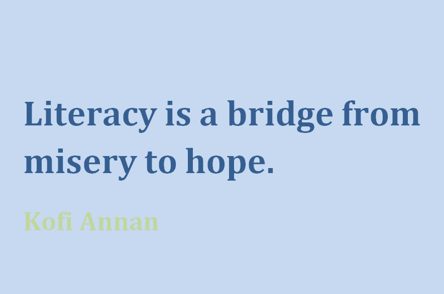 Literacy: Quotes and catchy slogans on international Literacy Day