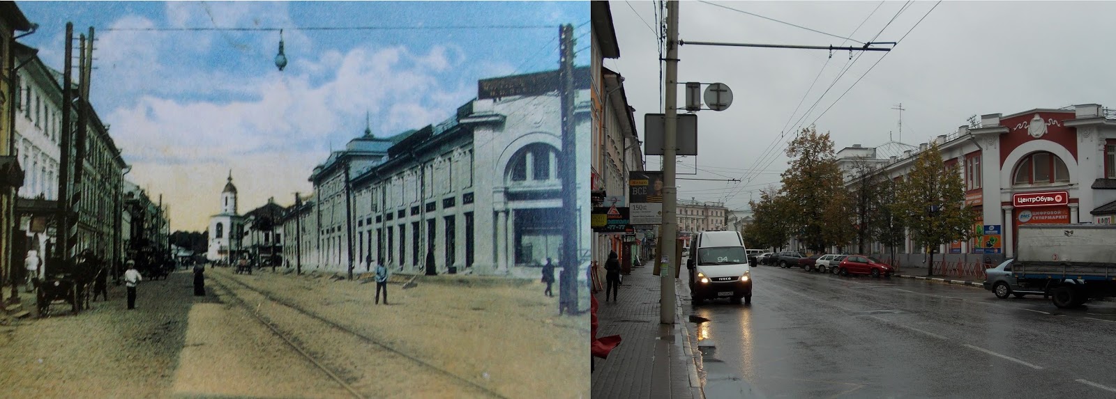 красивые здания ярославля. рождественская улица ярославль. старый храм казанской иконы божией матери на калужской площади. тц рождественский ярославль большая октябрьская. большая октябрьская москва.