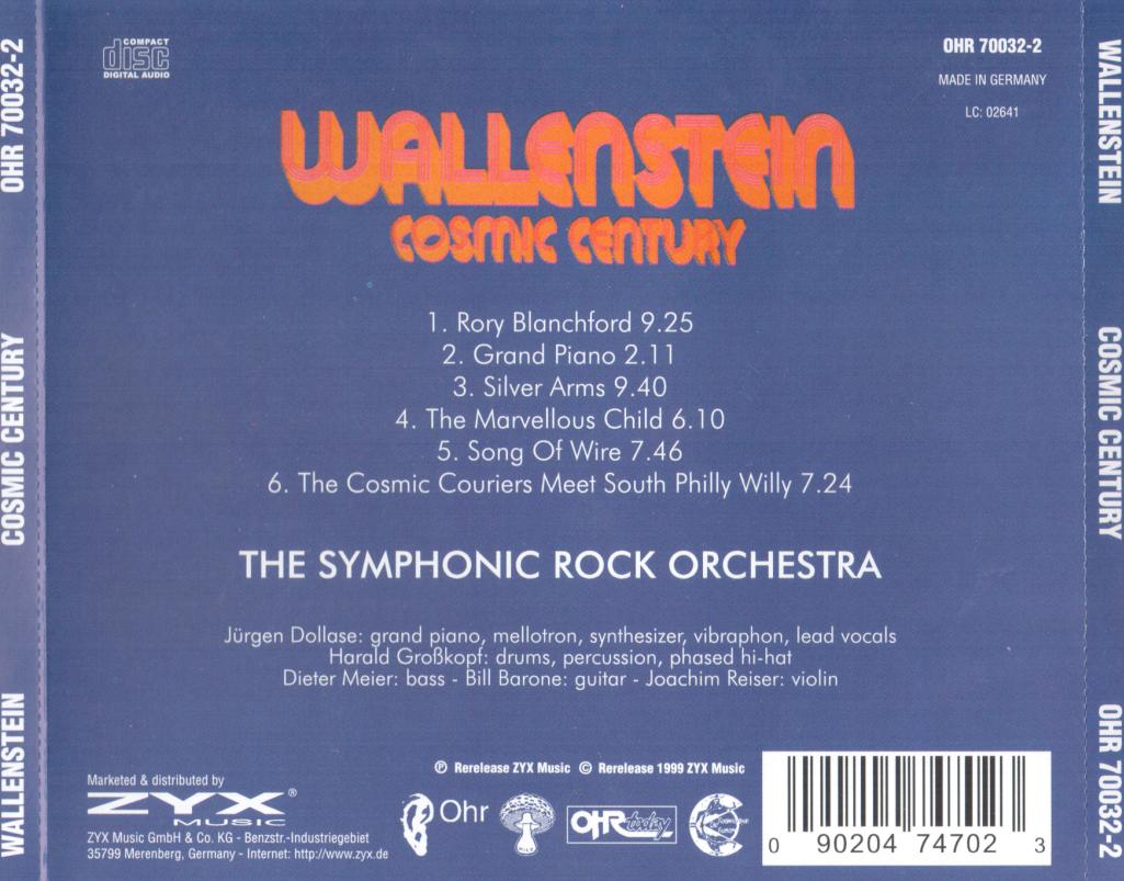 Wallenstein Cosmic Century (1973) {1999 Reissue} [FLAC]