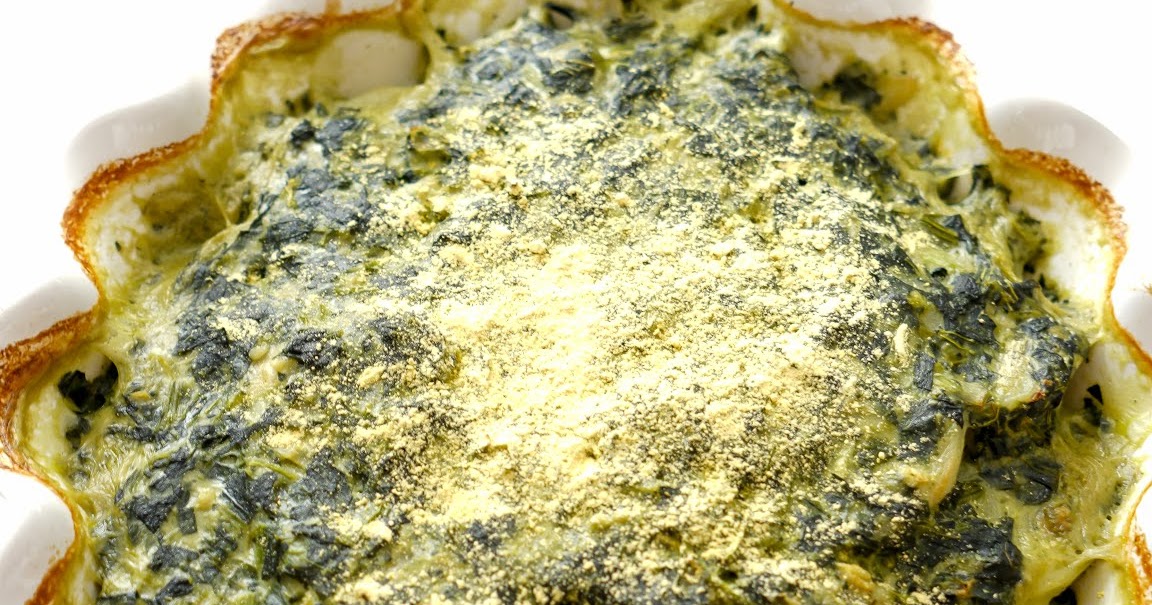 Potato and spinach casserole (vegan)
