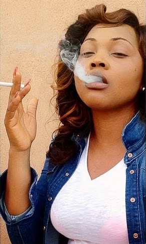 mercy aigbe smoking