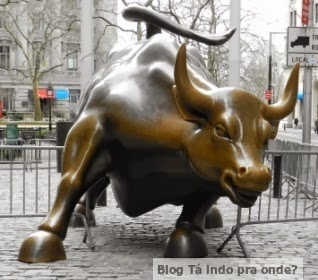 o touro em Wall Street