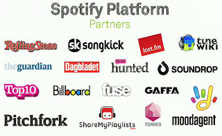 Spotify Partners image from Bobby Owsinski's Music 3.0 blog