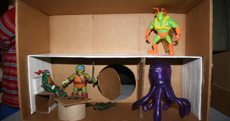 ninja turtle toy lair