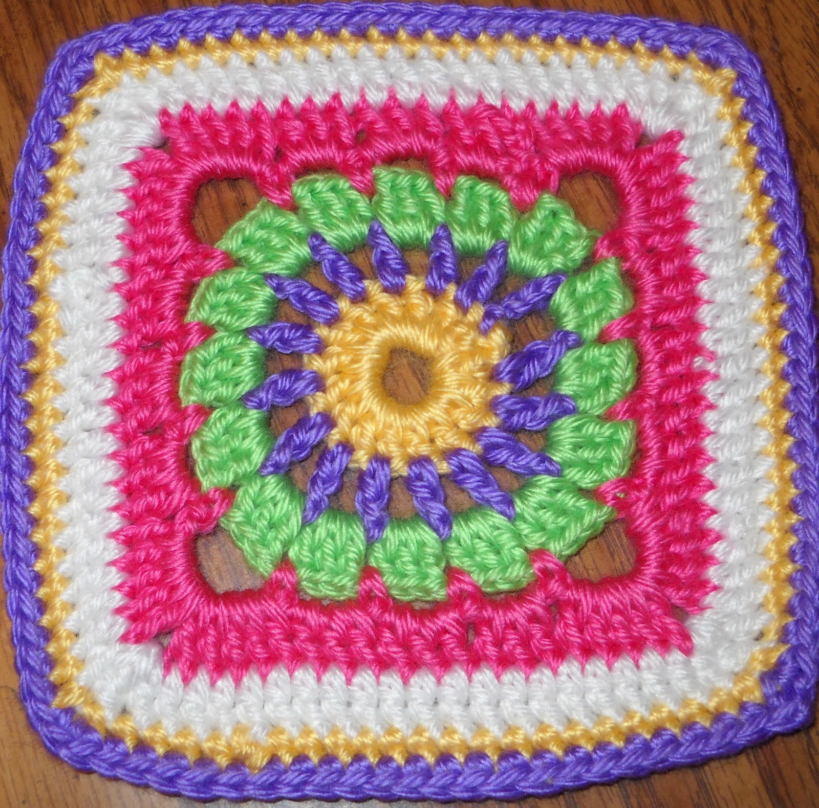 Crochet Attic Crochet Circle in a Square