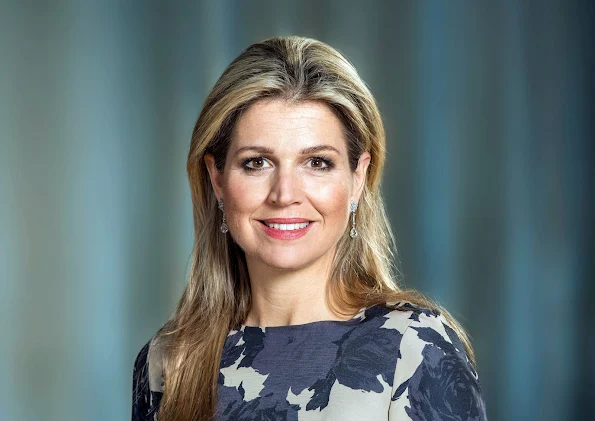 Queen Maxima of the Netherlands in a new series of official Portraits released by "Het Koninklijk Huis" to inaugurate their new website.