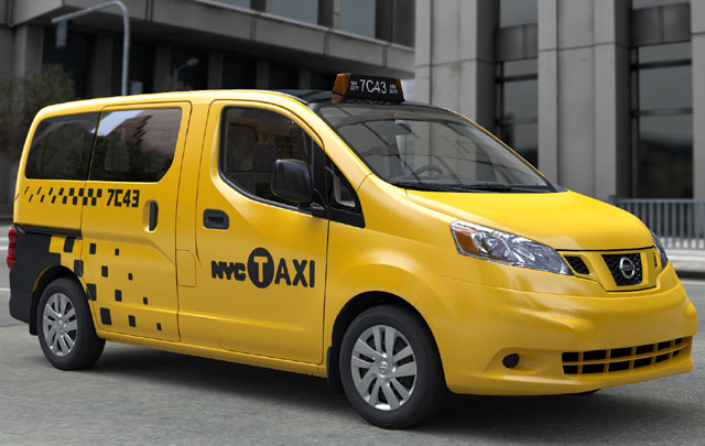 Nissan airport taxicab #3