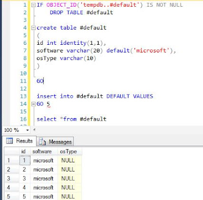 SQLCastle: Interview Question - To populate a table without specifying ...