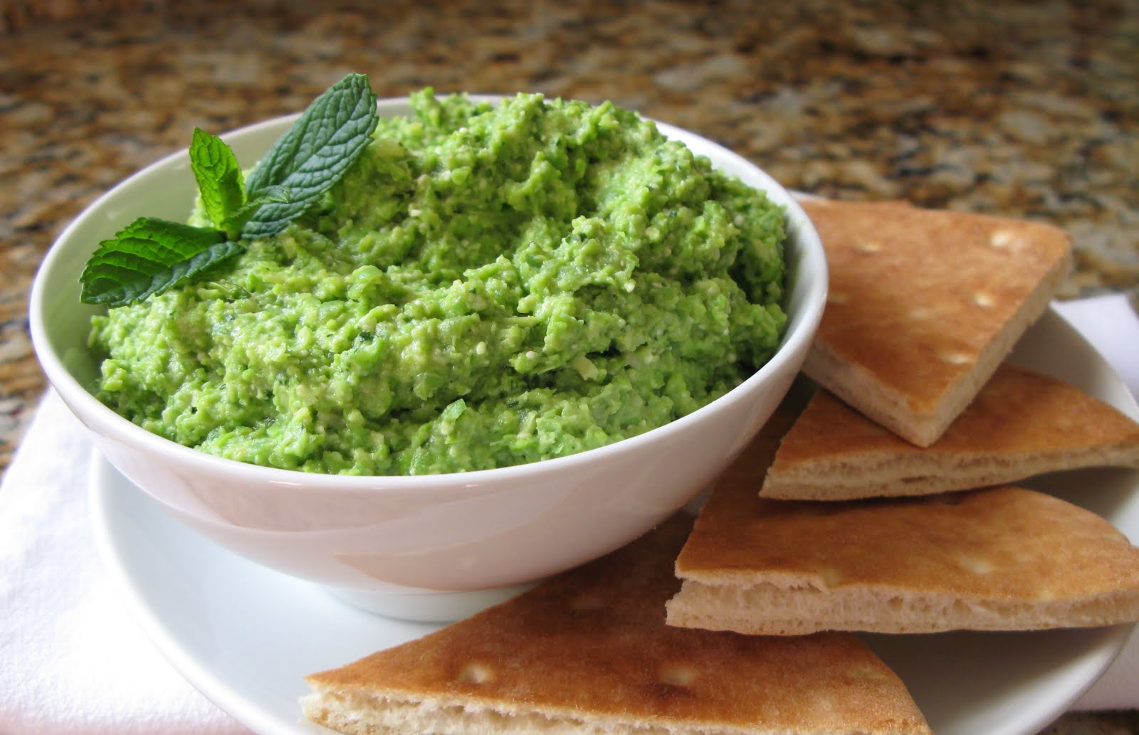 The BakeOff Flunkie Spring Pea Dip