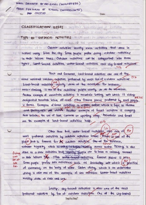 Division and classification essay on friends