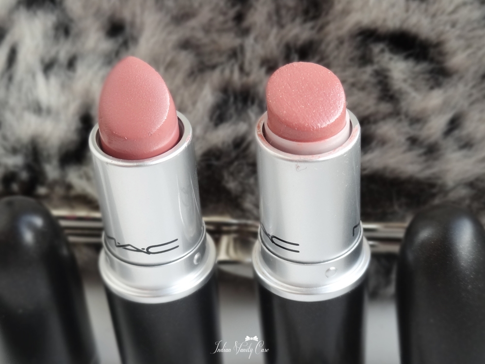 MAC Modesty Lipstick Review, Swatches & Dupe.