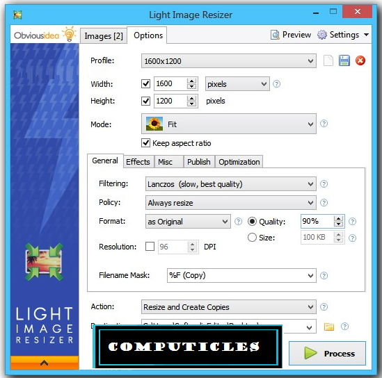 ObviousIdea free image resizer Computicles