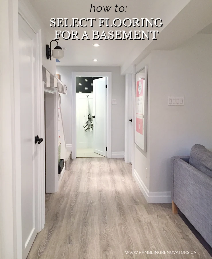 selecting flooring for a basement | ramblingrenovators.ca
