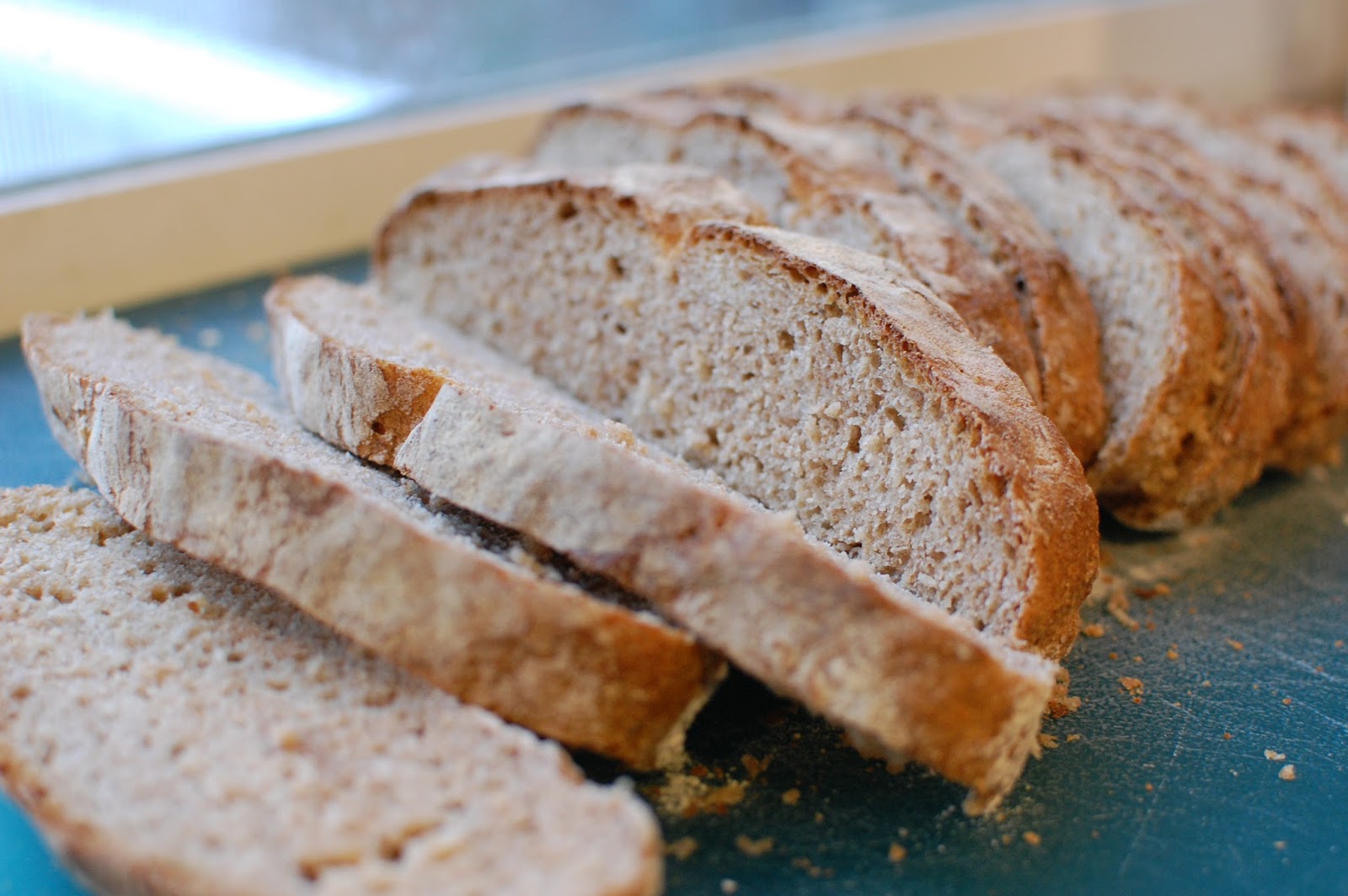 Kitchen Curiosities and more... Whole Wheat Artisan Bread No Sugar