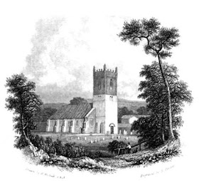 Hucknall Church from The Works of Lord Byron (1833)