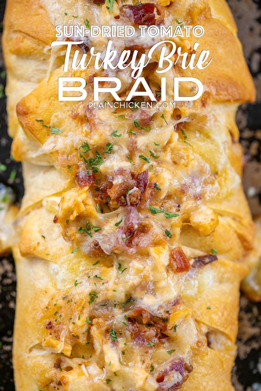 SunDried Tomato Turkey Brie Braid Plain Chicken®