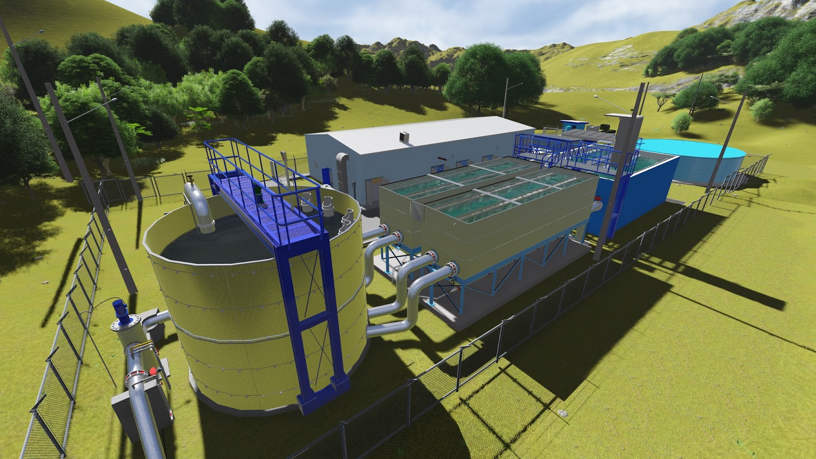 Planta de tratamiento agua potable El diamante, Boaco, Nicaragua Planta de tratamiento agua potable El diamante, Boaco, Nicaragua