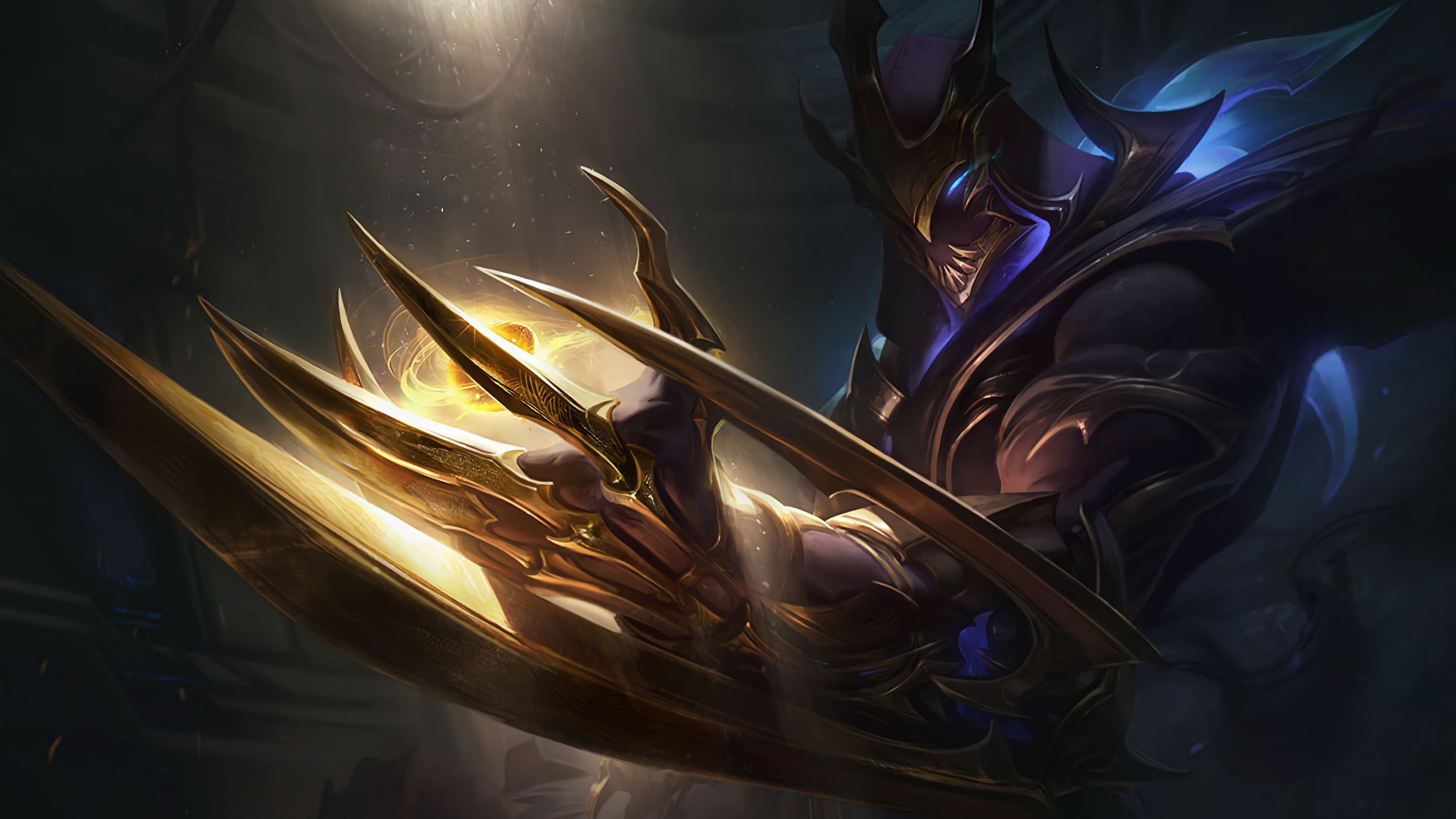Galaxy Slayer Zed Splash Art Lol 4k Wallpaper 64