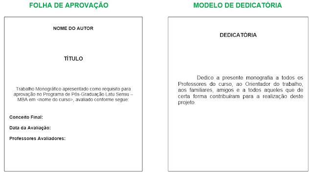 Dedicatoria de monografia exemplos