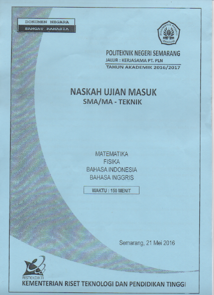 contoh soal umpn polines tata niaga contoh soal umpn polines tata niaga