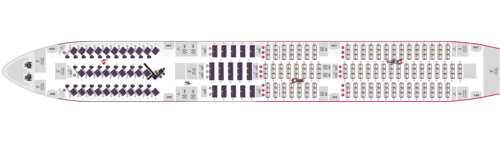 Virgin Atlantic 787 Dreamliner Seat Map Brokeasshomecom.