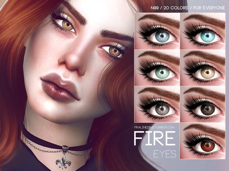 Sims 4 Ccs The Best Fire Eyes By Pralinesims