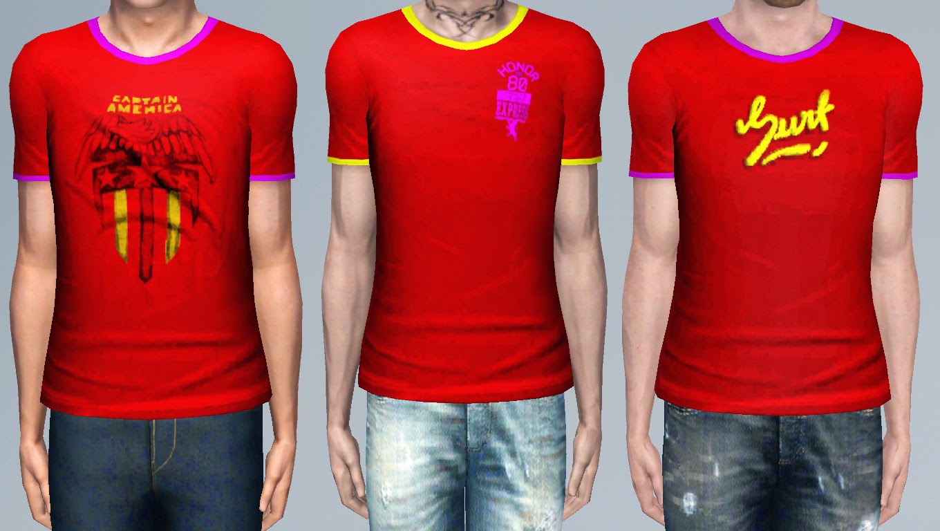 Assorted Graphic Tees ~ NyGirl Sims