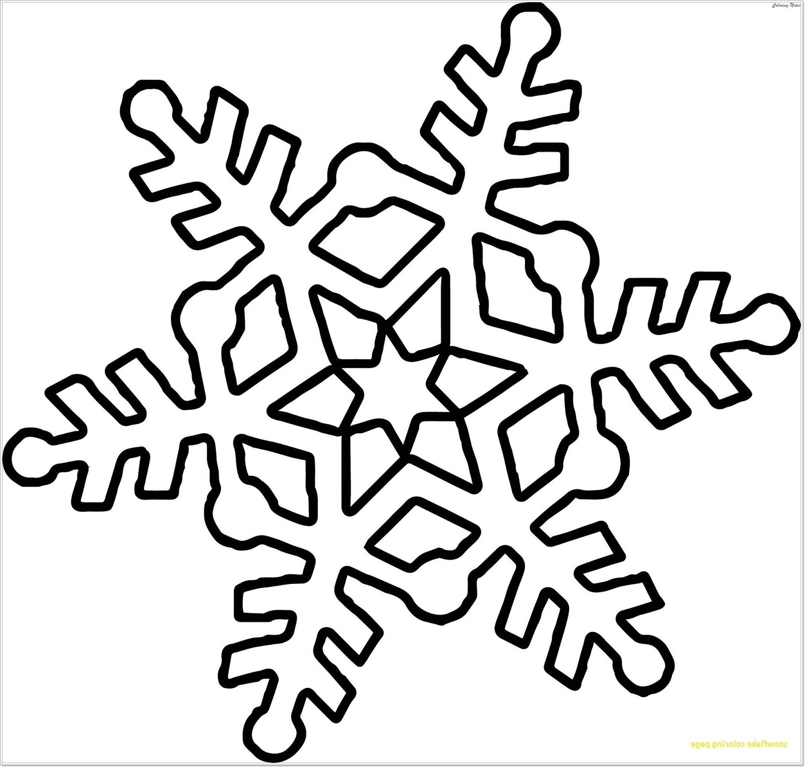 Top 25 Winter Snowflake Coloring Pages Easy, Free and