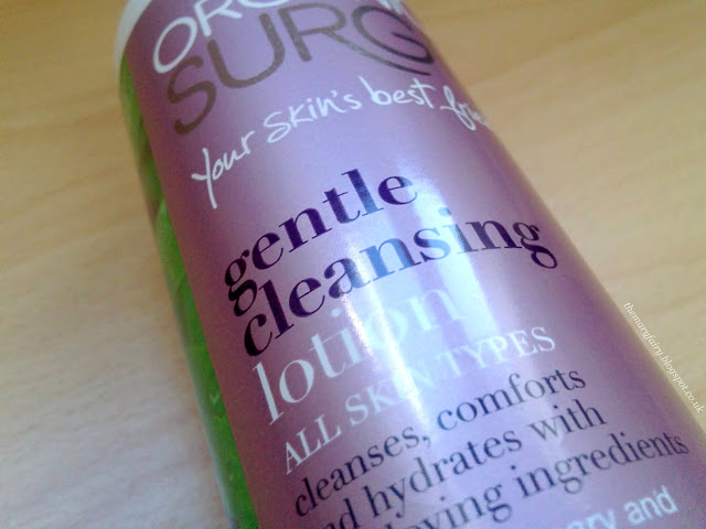 organic surge gentle cleansing lotion 