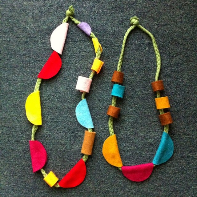 DIY Felt Necklace