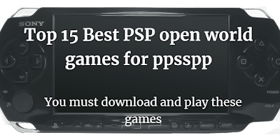 best psp open world games
