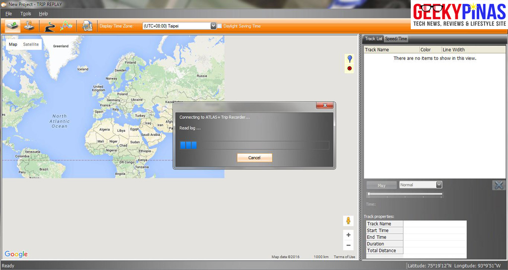ATLAS+ Trip Recorder Review A Portable GPS Tracker without Monthly