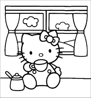 Krafty Kidz Center: Hello Kitty coloring pages