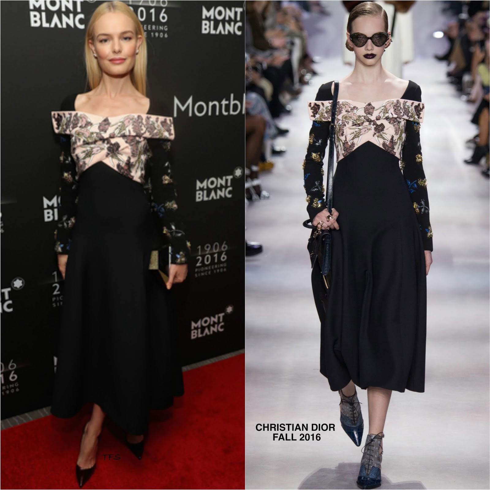 Kate Bosworth in Christian Dior at the Montblanc 110 Year Anniversary