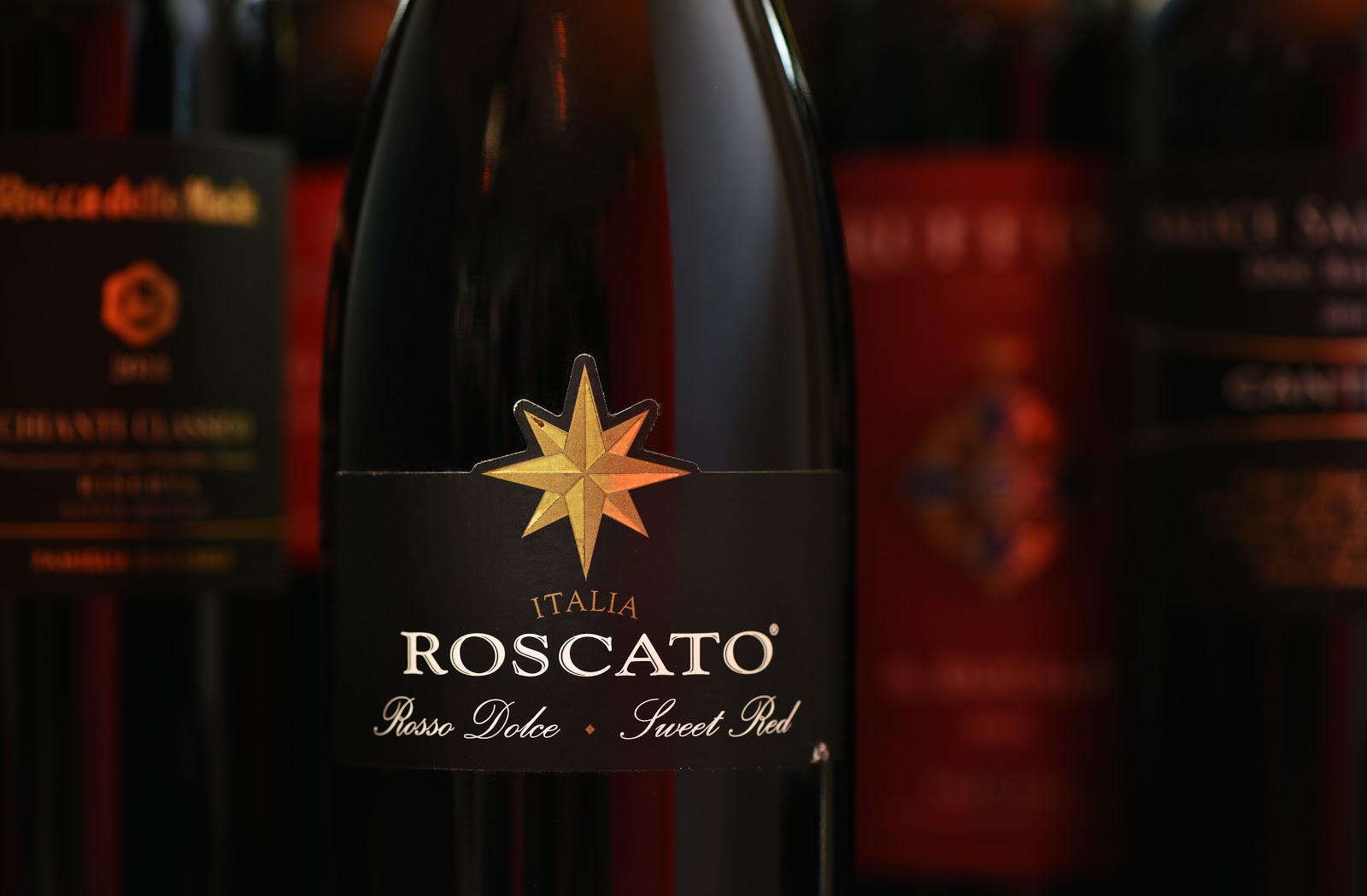 Rosso dolce. Sweet Red Wine.
