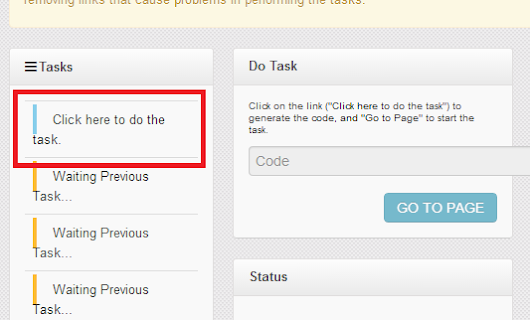 Error tasks check. Error tasks check
