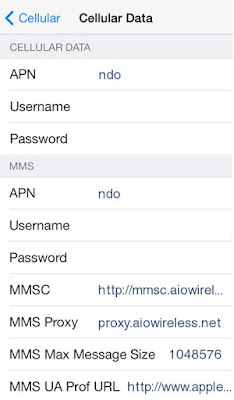 Cricket Wireless APN Settings for iPhone