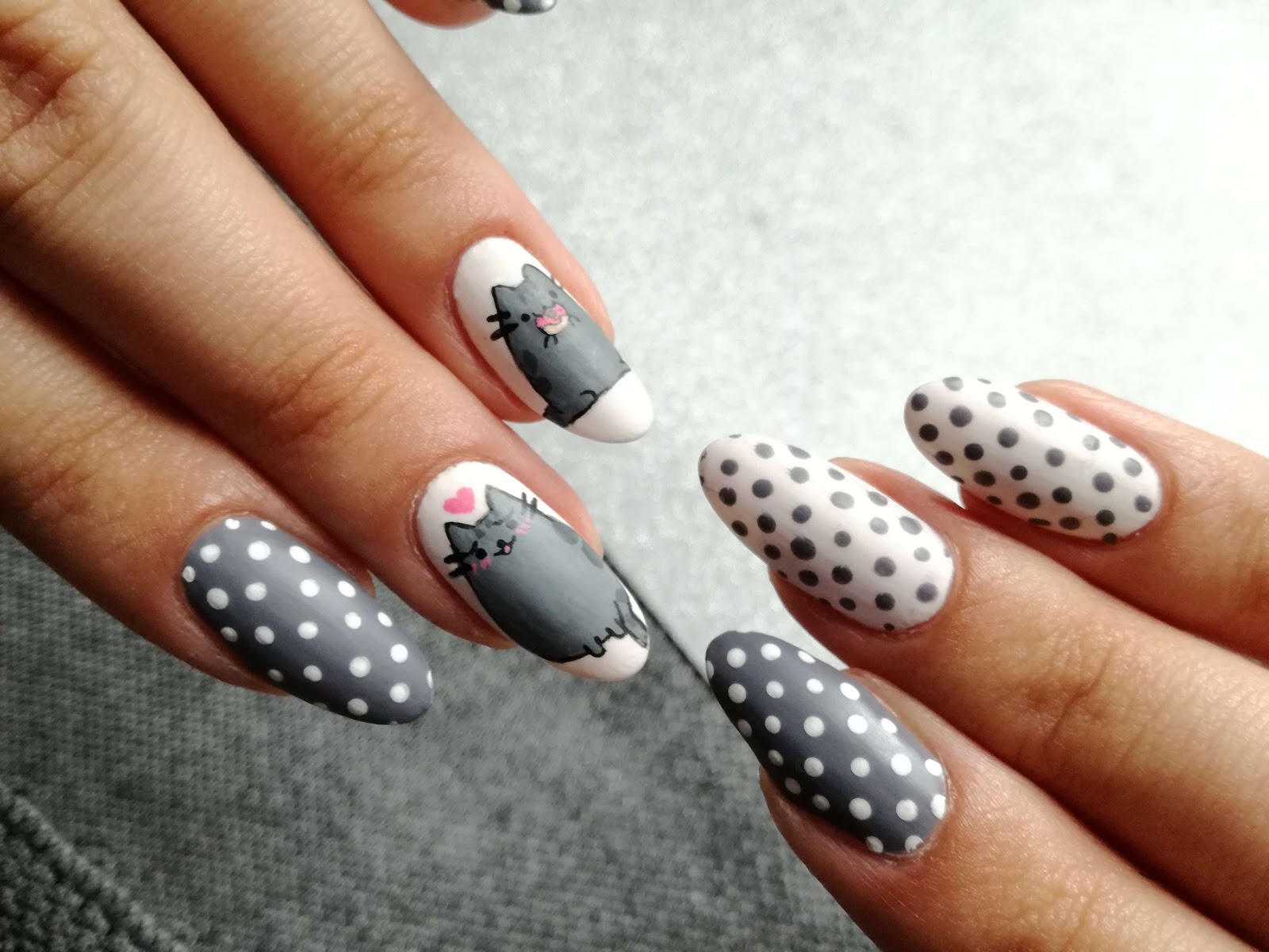 Paznokcie Z Kotem Pusheen Na See Bloggers Malinaila Pl