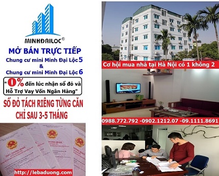 Chung cư mini Minh Đại Lộc 5 vị trí quá đắc địa