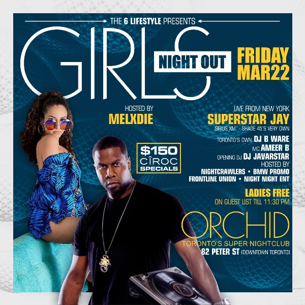 C.A. Confidential Girls Night Out Orchid Toronto, ON