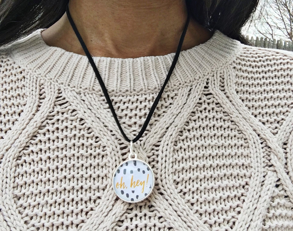 Craft Fantastic Blog Create a Necklace Using Scrapbook Paper