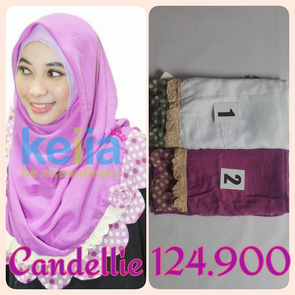 Toko Distributor Jilbab Keiia Jilbab Keiia Candellie Rp. 124.900