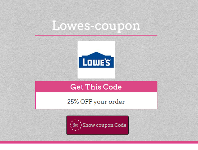  Lowes 35% Coupon Code May 2017