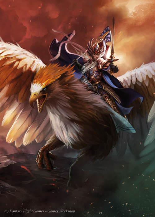 Magali Villeneuve Portfolio: Warhammer Invasion LCG : "Eltharion the Grim"